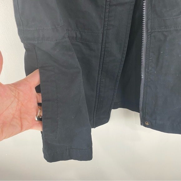 Liz Claiborne New York Cargo Utility Button Full Zip Up Vest Black Size 6 (NWOT) - Picture 3 of 7